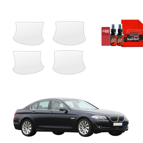Bodyshield - Folie de protecție 4în1 pentru adâncituri mânere uși - BMW 5 F10 Sedan PreLCI (2010-2012)