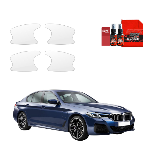 Bodyshield - Folie de protecție 4în1 pentru adâncituri mânere uși - BMW 5 G30 Sedan (2023- 2025)