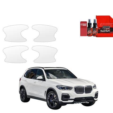 Bodyshield - Folie de protecție 4în1 pentru adâncituri mânere uși - BMW X5 (2018-2023)