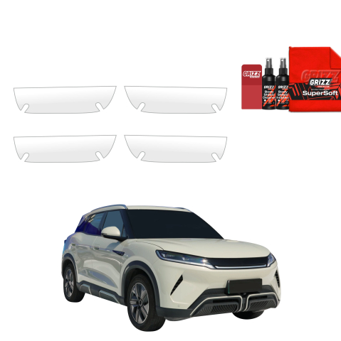 Bodyshield - Folie de protecție 4în1 pentru adâncituri mânere uși - BYD ATTO 2 (2025-2026)