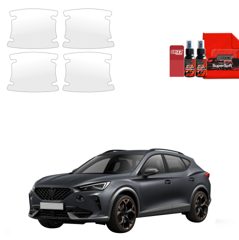 Bodyshield - Folie de protecție 4în1 pentru adâncituri mânere uși - Cupra Formentor (2020-2024)