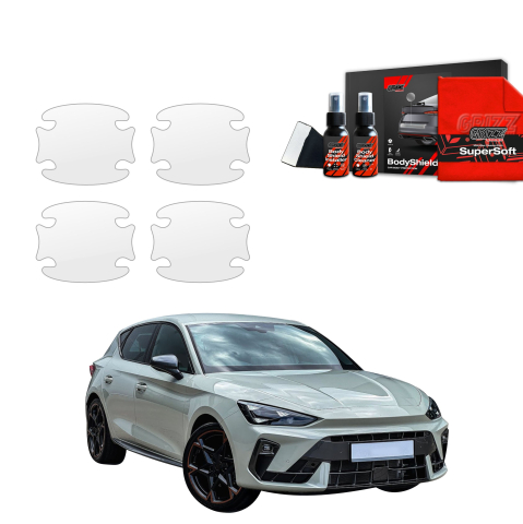 Bodyshield - Folie de protecție 4în1 pentru adâncituri mânere uși - Cupra Leon Hatchback (2024-2026)