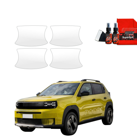 Bodyshield - Folie de protecție 4în1 pentru adâncituri mânere uși - Fiat Grande Panda (2025-2026)