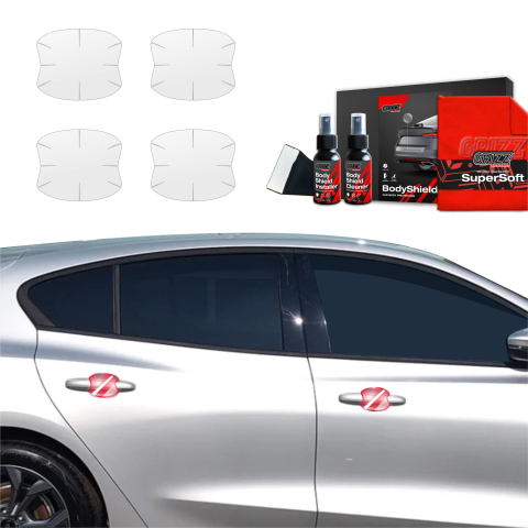 Bodyshield - Folie de protecție 4în1 pentru adâncituri mânere uși - Ford Focus ST-Line X Hatchback Facelift (2021-2025)