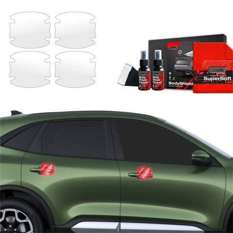 Bodyshield - Folie de protecție 4în1 pentru adâncituri mânere uși - Ford Kuga Active Facelift (2024-2026)