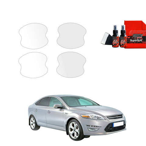 Bodyshield - Folie de protecție 4în1 pentru adâncituri mânere uși - Ford Mondeo Mk4 Sedan (2007-2014)