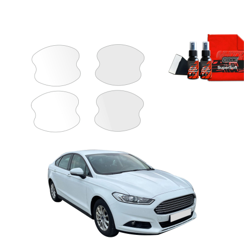 Bodyshield - Folie de protecție 4în1 pentru adâncituri mânere uși - Ford Mondeo Mk5 Sedan (2014-2019)