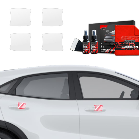Bodyshield - Folie de protecție 4în1 pentru adâncituri mânere uși - Ford Puma Facelift (2024-2026)
