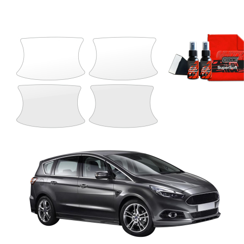 Bodyshield - Folie de protecție 4în1 pentru adâncituri mânere uși - Ford S-Max MK2 (2015-2019)