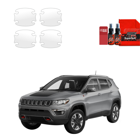 Bodyshield - Folie de protecție 4în1 pentru adâncituri mânere uși - Jeep Compass (2020-2024)