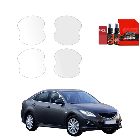 Bodyshield - Folie de protecție 4în1 pentru adâncituri mânere uși - Mazda 6 2 Sedan 4D (2010-2013)