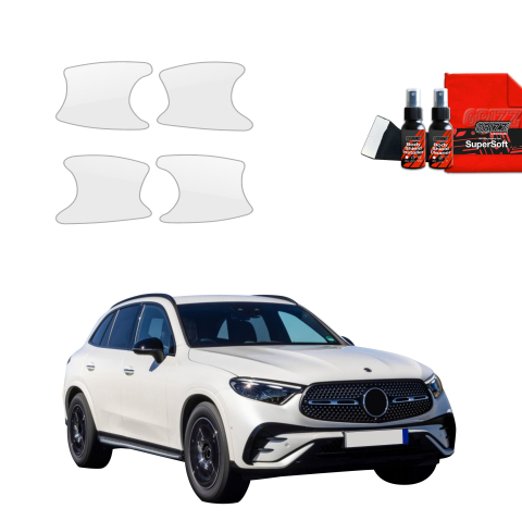 Bodyshield - Folie de protecție 4în1 pentru adâncituri mânere uși - Mercedes-Benz GLC C254 (2023-2026)
