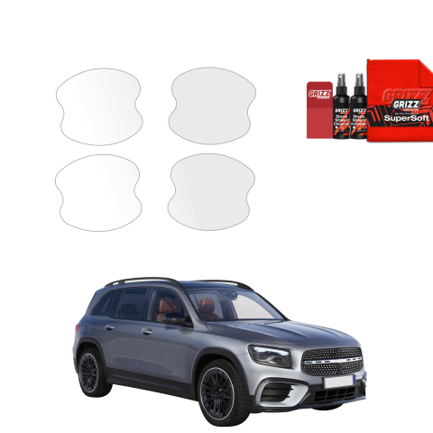 Bodyshield - Folie de protecție 4în1 pentru adâncituri mânere uși - Mercedes GLB 200 (2023-2026)