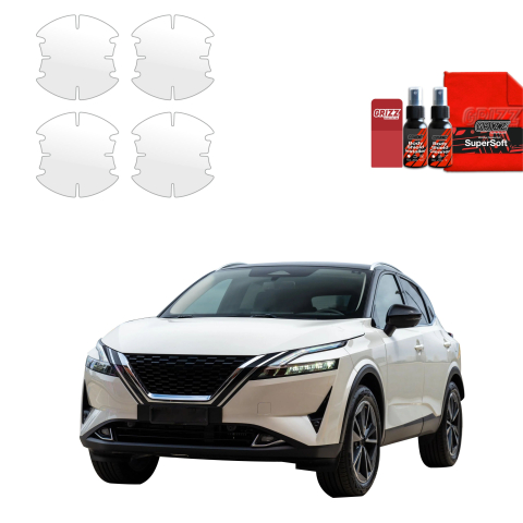 Bodyshield - Folie de protecție 4în1 pentru adâncituri mânere uși - Nissan Qashqai 3 (2021-2024)