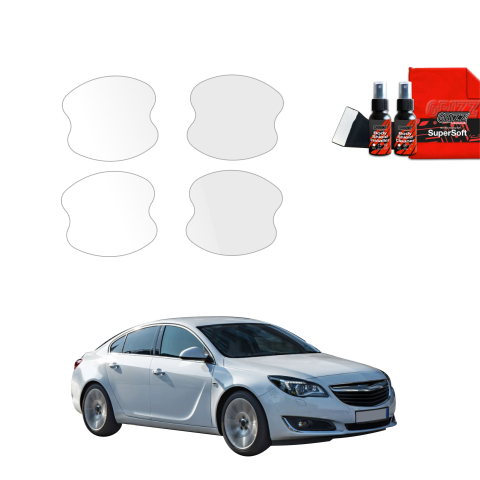Bodyshield - Folie de protecție 4în1 pentru adâncituri mânere uși - Opel Insignia A Sedan Facelifting (2013-2017)