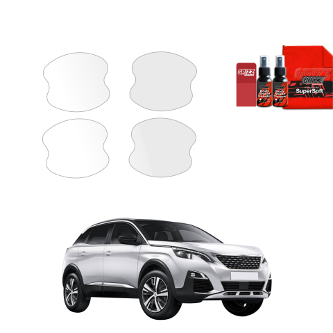 Bodyshield - Folie de protecție 4în1 pentru adâncituri mânere uși - Peugeot 3008 (2016-2024)