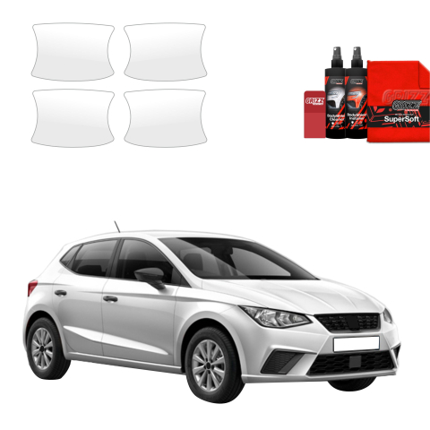 Bodyshield - Folie de protecție 4în1 pentru adâncituri mânere uși - Seat Ibiza (2021-2026)