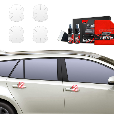 Bodyshield - Folie de protecție 4în1 pentru adâncituri mânere uși - Toyota Corolla Combi Facelift (2022-2026)