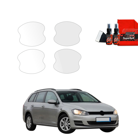 Bodyshield - Folie de protecție 4în1 pentru adâncituri mânere uși - Volkswagen Golf 7 Variant (2013-2020)