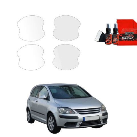 Bodyshield - Folie de protecție 4în1 pentru adâncituri mânere uși - Volkswagen Golf Plus Hatchback 5D (2004-2008)