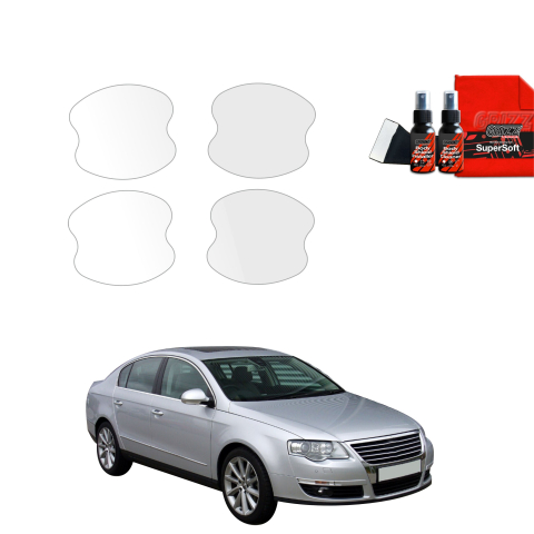 Bodyshield - Folie de protecție 4în1 pentru adâncituri mânere uși - Volkswagen Passat B6 Sedan (2005-2010)