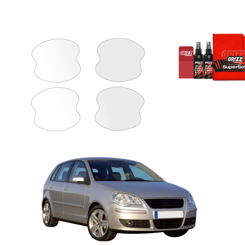 Bodyshield - Folie de protecție 4în1 pentru adâncituri mânere uși - Volkswagen Polo Hatchback 5D (2001-2009)