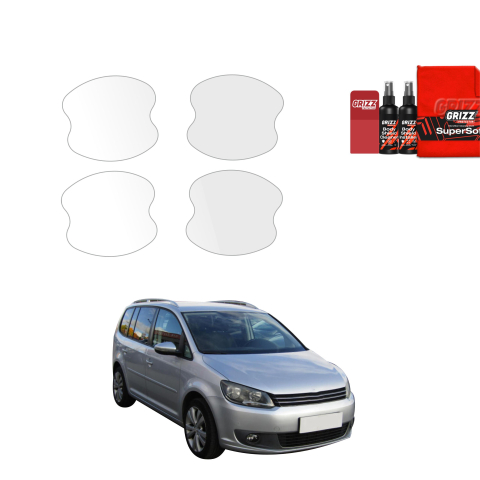 Bodyshield - Folie de protecție 4în1 pentru adâncituri mânere uși - Volkswagen Touran I MPV 5D (2010-2015)