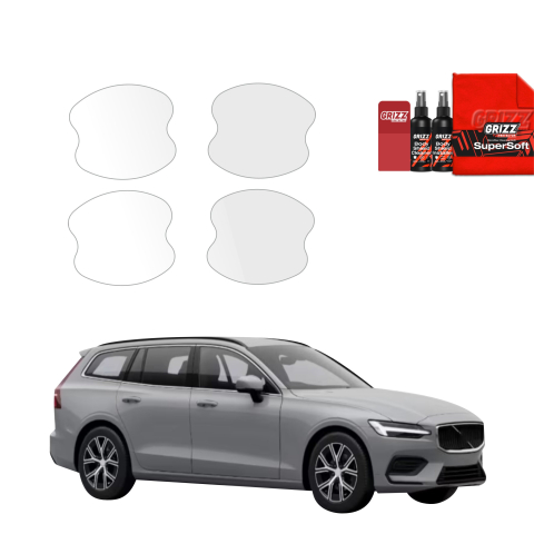 Bodyshield - Folie de protecție 4în1 pentru adâncituri mânere uși - Volvo V60 (2026)