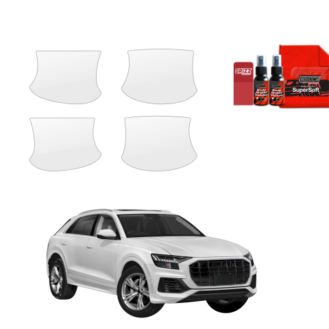 Bodyshield - Folie de protecție 4în1 pentru adânciturile mânerelor ușilor - Audi Q8 (2018-2026)