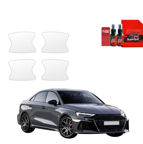 Bodyshield - Folie de protecție 4în1 pentru adânciturile mânerelor ușilor - Audi RS3 (2025-2026)