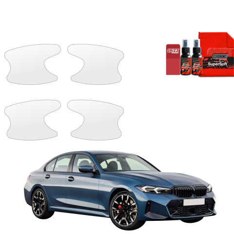 Bodyshield - Folie de protecție 4în1 pentru adânciturile mânerelor ușilor - BMW 3 Sedan (2025-2026)