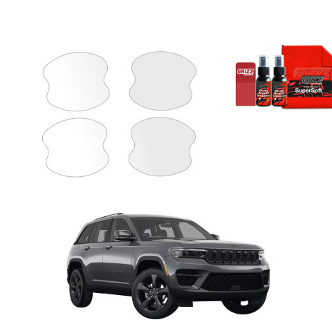Bodyshield - Folie de protecție 4în1 pentru adânciturile mânerelor ușilor - Jeep Grand Cherokee (2025-2026)