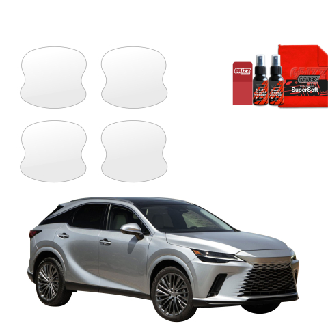 Bodyshield - Folie de protecție 4în1 pentru adânciturile mânerelor ușilor - Lexus RX 350h (2022-2026)