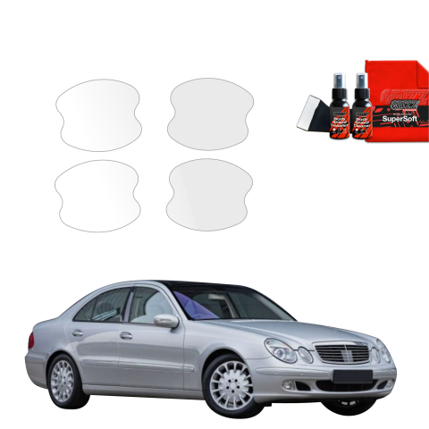 Bodyshield - Folie de protecție 4în1 pentru adânciturile mânerelor ușilor - Mercedes Benz E Clasa W211 Sedan (2002-2009)