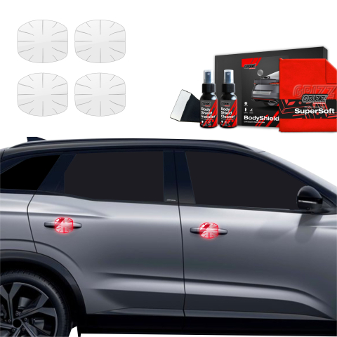 Bodyshield - Folie de protecție 4în1 pentru adânciturile mânerelor ușilor - Renault Austral (2022-2026)