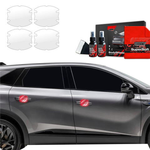 Bodyshield - Folie de protecție 4în1 pentru adânciturile mânerelor ușilor - Renault Symbioz (2024-2026)