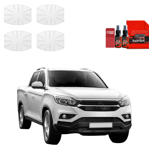 Bodyshield - Folie de protecție 4în1 pentru adânciturile mânerelor ușilor - SsangYong Musso (2023-2026)
