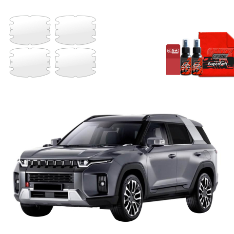 Bodyshield - Folie de protecție 4în1 pentru adânciturile mânerelor ușilor - SsangYong Torres (2024-2026)