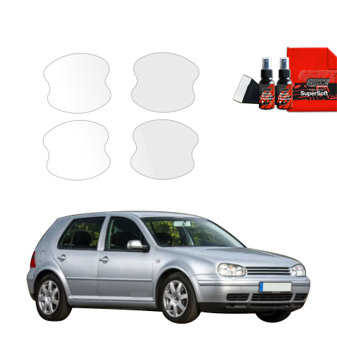 Bodyshield - Folie de protecție 4în1 pentru adânciturile mânerelor ușilor - Volkswagen Golf 4 Hatchback 5D (1997-2003)