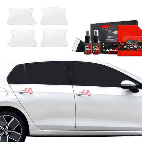 Bodyshield - Folie de protecție 4în1 pentru adânciturile mânerelor ușilor - Volkswagen VW Golf 8 Hatchback (2024-2026)