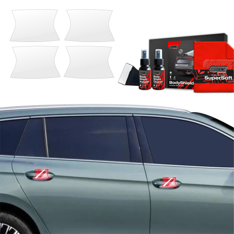 Bodyshield - Folie de protecție 4în1 pentru adânciturile mânerelor ușilor - Volkswagen VW Passat B9 (2024-2026)