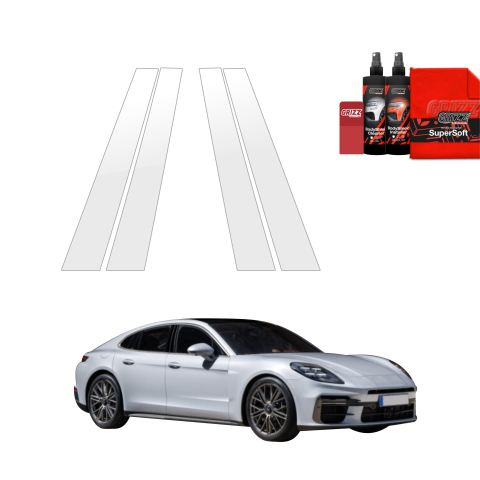 Bodyshield - Folie de protecție 4în1 pentru coloana A-B-C - Porsche Panamera 2 (2016-2024)
