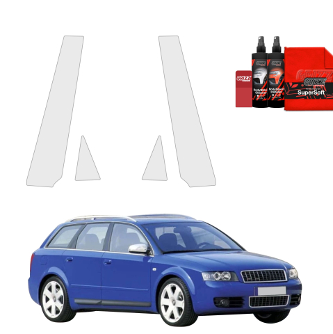 Bodyshield - Folie de protecție 4în1 pentru coloana B-C - Audi A4 B6 Avant (2000-2006)