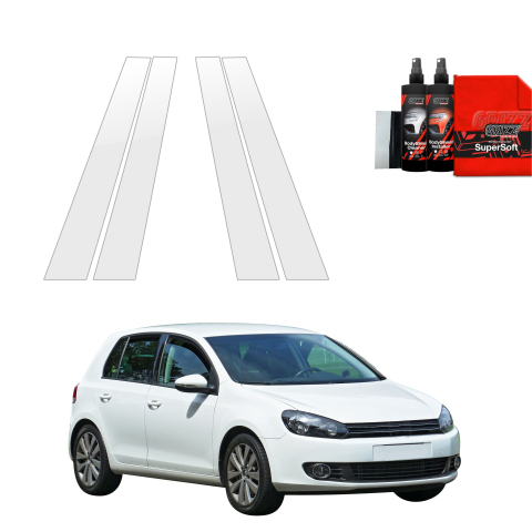 Bodyshield - Folie de protecție 4în1 pentru coloana B - Volkswagen Golf 6 Hatchback 5D (2008-2013)