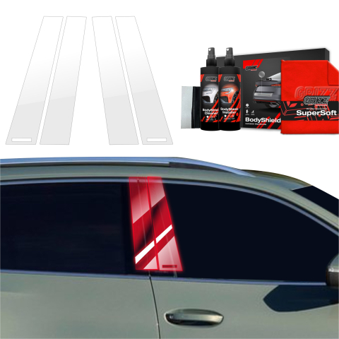 Bodyshield - Folie de protecție 4în1 pentru coloana B - Volkswagen VW Tiguan 3 (2024-2026)