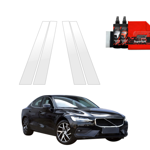 Bodyshield - Folie de protecție 4în1 pentru coloana B - Volvo S60 3 Sedan 4D (2019-2024)
