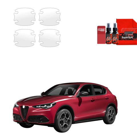 Bodyshield - Folie de protecție 4în1 pentru cuvele mânerelor ușilor - Alfa Romeo Stelvio (2023-2026)