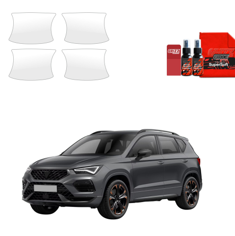 Bodyshield - Folie de protecție 4în1 pentru cuvele mânerelor ușilor - Cupra Ateca (2020-2026)
