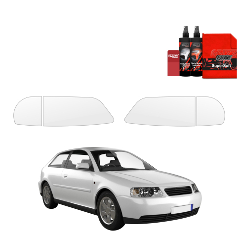 Bodyshield - Folie de protecție 4în1 pentru faruri - Audi A3 8L Hatchback 3D (1996-2003)