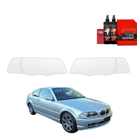 Bodyshield - Folie de protecție 4în1 pentru faruri - BMW 3 E46 Coupe Pre-LCI (1999-2002)